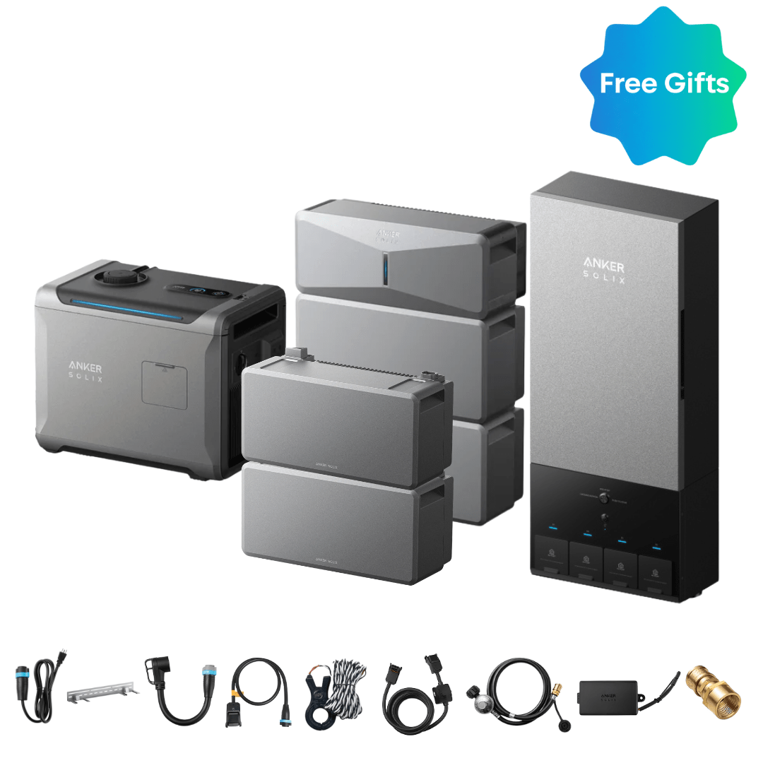 Anker SOLIX E10 Home Backup Kit with Power Dock and Tri-Fuel Generator 5500 - Image 4