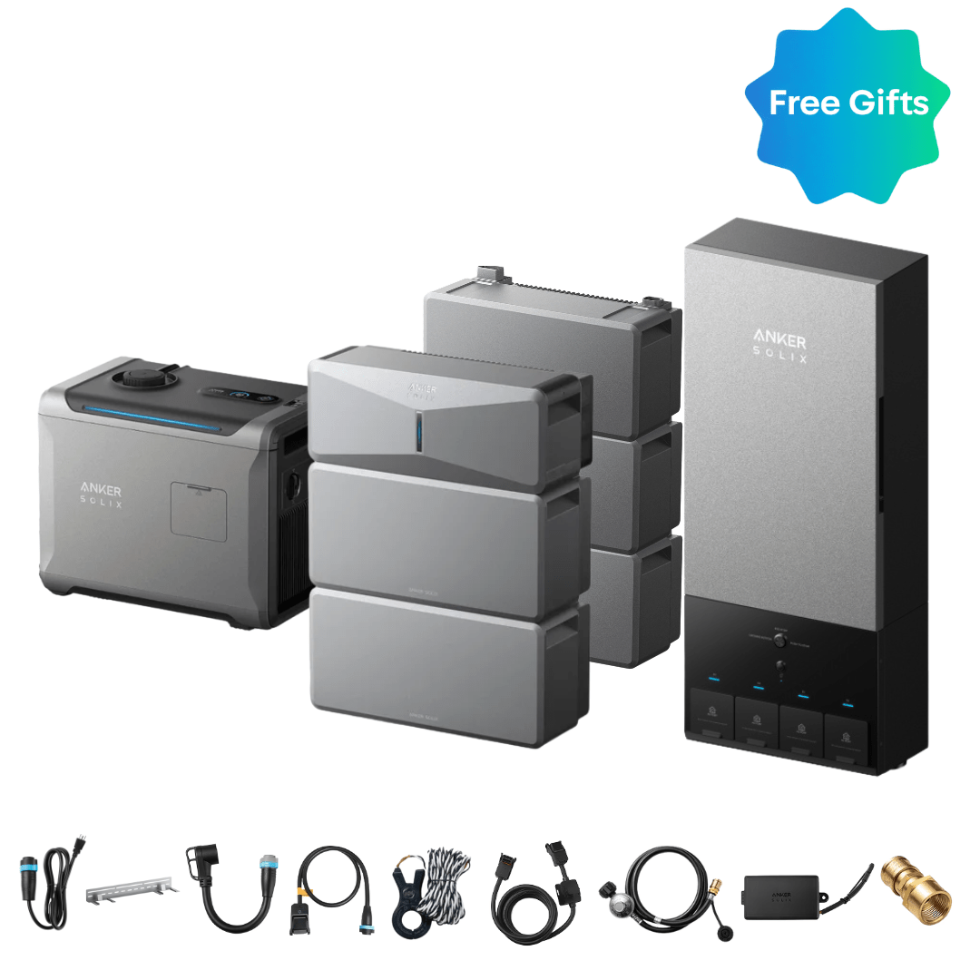 Anker SOLIX E10 Home Backup Kit with Power Dock and Tri-Fuel Generator 5500 - Image 5