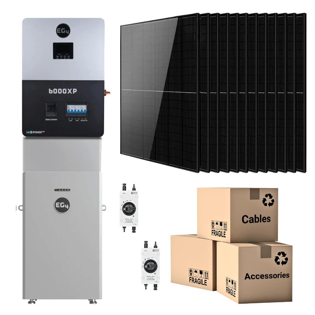 EG4 6000XP Off-Grid Solar Kit, 4.98kW Panels, 16kWh LiFePO4 Battery Bank - Image 2