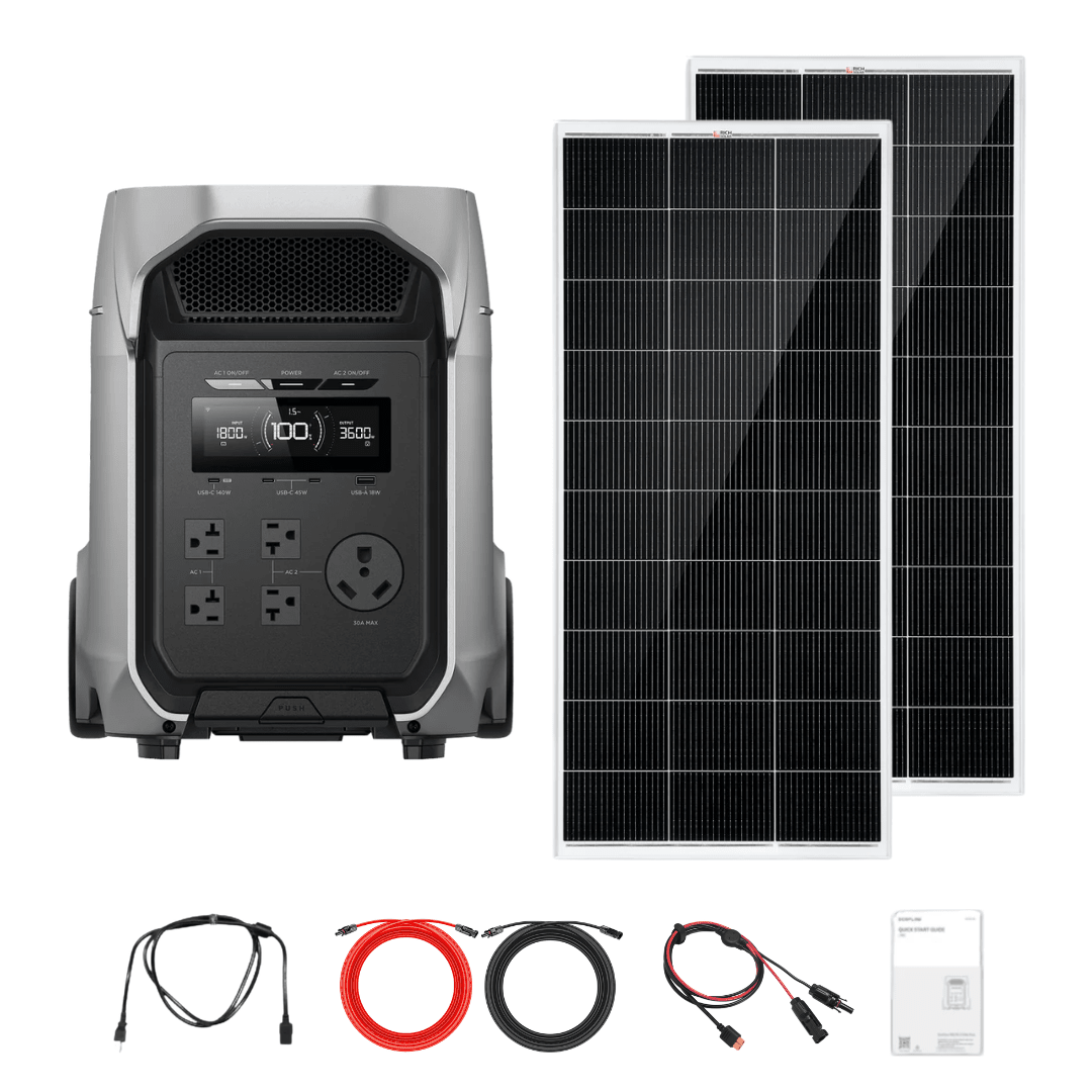 EcoFlow DELTA 3 Ultra Plus Solar Generator Kit with Panel Options - Image 2