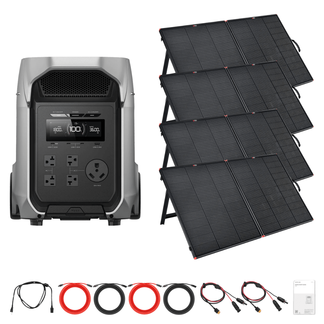 EcoFlow DELTA 3 Ultra Plus Solar Generator Kit with Panel Options - Image 3