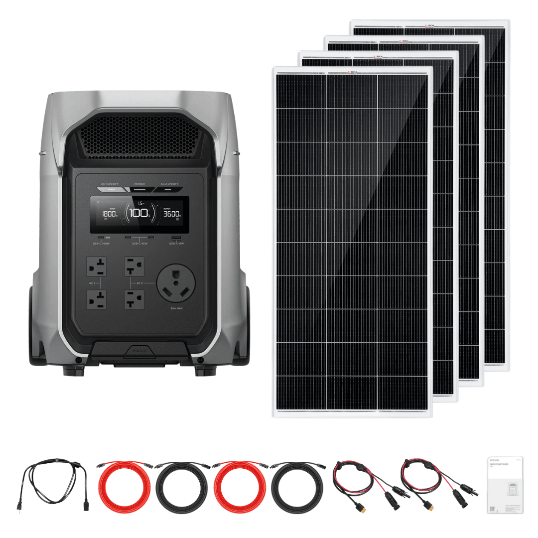 EcoFlow DELTA 3 Ultra Plus Solar Generator Kit with Panel Options - Image 4