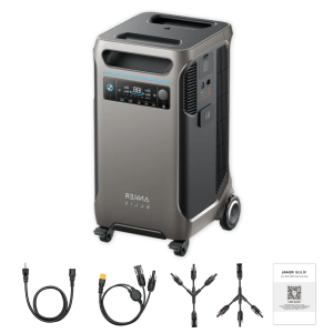 Anker SOLIX F3800 Portable Power Station, 3,840Wh, 6,000W