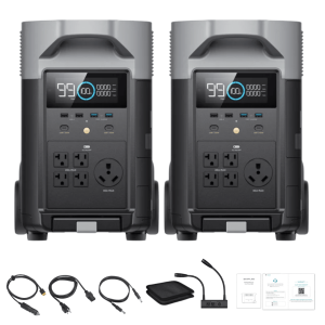 EcoFlow DELTA Pro Dual Power Station Kit with Double Voltage Hub
