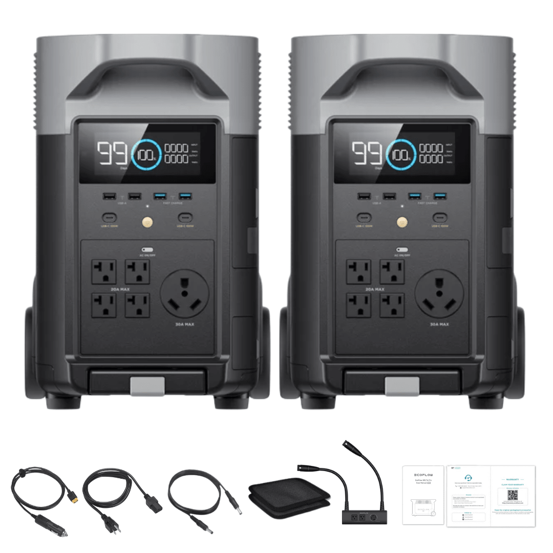 EcoFlow DELTA Pro Dual Power Station Kit with Double Voltage Hub
