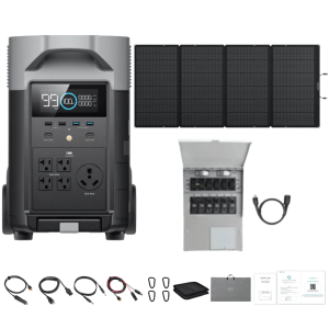 EcoFlow DELTA Pro Solar Kit with 400W Portable Panel and Transfer Switch