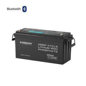 Renogy Core LiFePO4 Deep Cycle Battery, 12V, 200Ah, Bluetooth